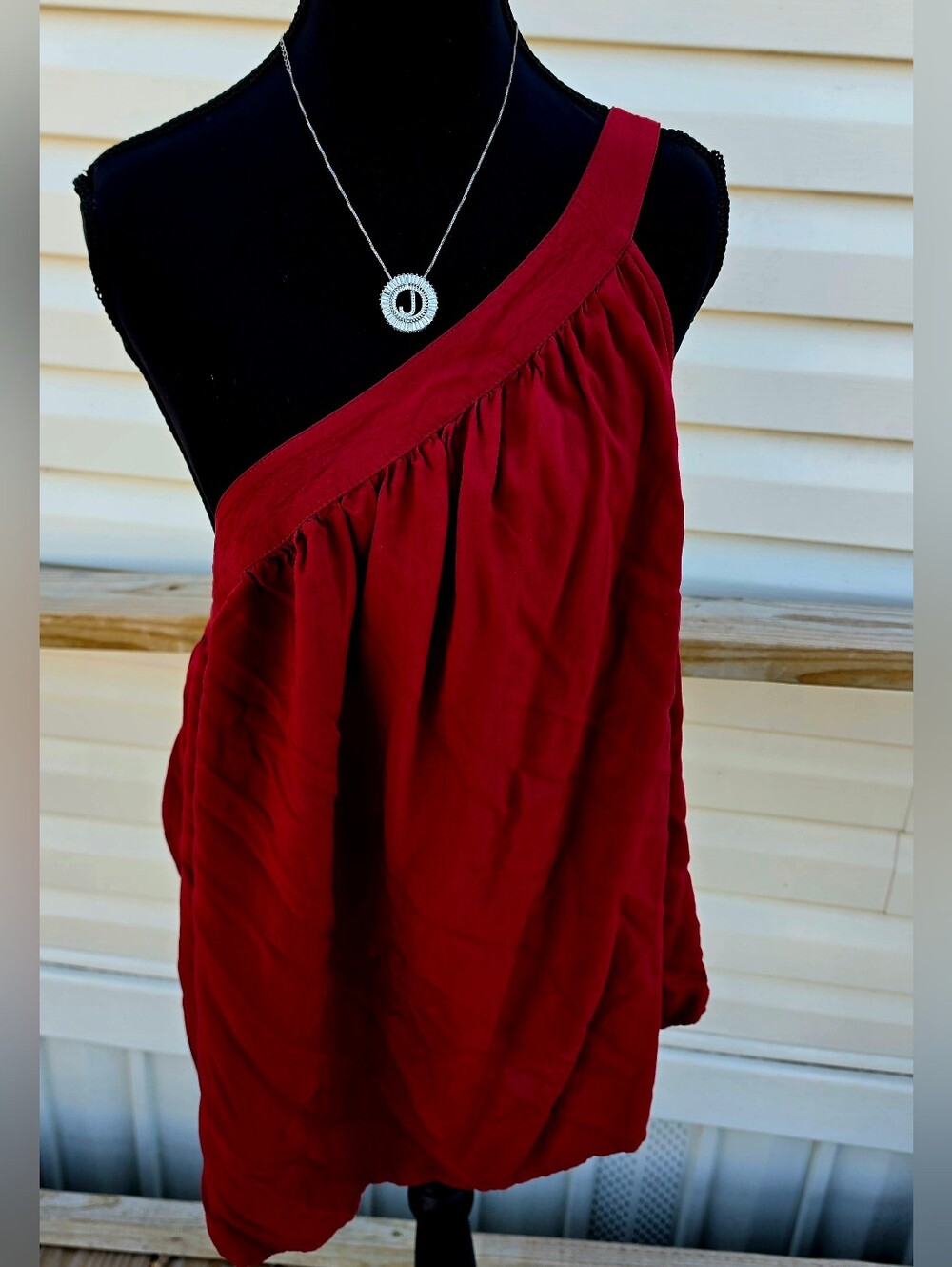 Old Navy One-Shoulder Red Top
